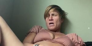 Hot Mother Of 5 Spreads Her Legs Wide &Amp; Shows Her Big Meaty Pussy