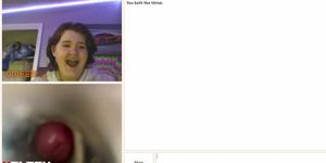 Fleshlight on Omegle Makes Her Jaw Drop