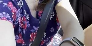 Spreading Legs & Showing Off Pussy While Driving (Just Me)