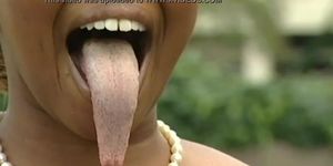Worlds largest tongue
