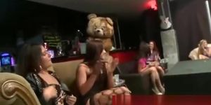 Cfnm party ladies sucking strippers dick