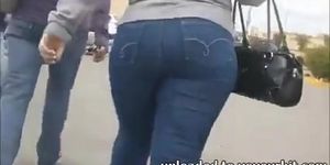 Milf Mature in tight jeans big ass butt mother phat booty  4