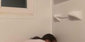 Chrissy Choi rides dildo in shower