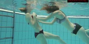 Nastya and Libuse sexy fun underwater (Norma Joel)