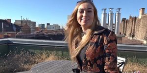 GERMAN SCOUT - Fashion Teen Model Liza Talk to Anal for Cash
