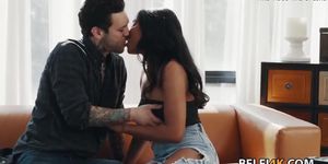 Journalist came for an interview to my house, so I fucked her (Jenna Foxx)