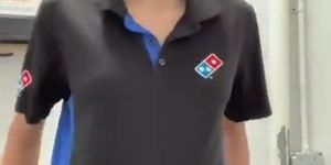 Mexican girl, Domino's pizza