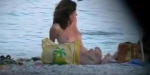 Fleshy beach nudie