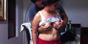 Latina couple boob touch and suck pov (Edie Haze)