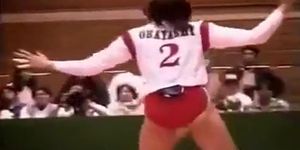 Female volleyball players and their juicy buttocks