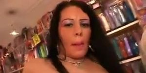 Mature Milf taken in Porn Shop