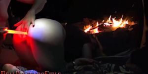 Light Her Ass Up Anal Play Campfire Sex - Gracelynn Moans