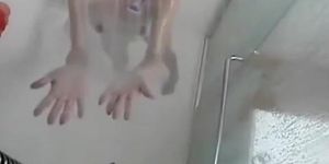 Petite Woman And Teen Shaving In Shower