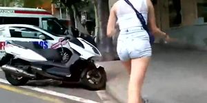 good sexy ass walking down the street full video