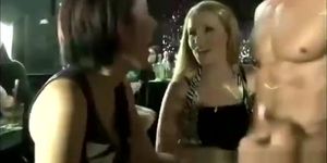 CFNM Horny ladies vs stripper party