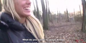 Bitch STOP - Outdoor sex with hot blonde