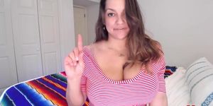 Monica Mendez wants your attention to fantasize her big juicy melons (Big Tits, Sexy, Hot, Busty, Big Boobs)