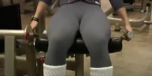 Sweet big ass filmed in the gym