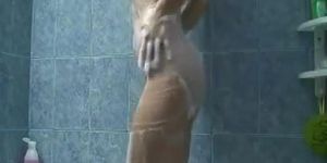 Hawt beauty in shower