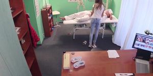 Slim patient wakes up and fucks doctor