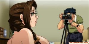 Japanese lesbian anime with bigboobs squirting milk