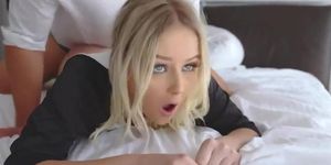 Cute Small Teen Gags On A Huge Cock (Jay Smooth, Natalia Queen)