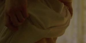 Alexandra Daddario in True Detective – tits and pussy closeup