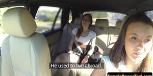 European taxi les pussylicking her passenger (Vanessa Decker)