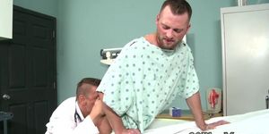Doctor bangs bear patient and gets dick suck