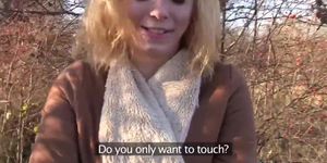 Public Agent, Grateful Girl Shows Her Gratitude With A Suck