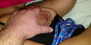RICAN WIFEY TIED UP AND USED ON VALENTINES NICE CREAMPIE