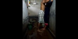 Devar bhabhi bathroom fucking clip