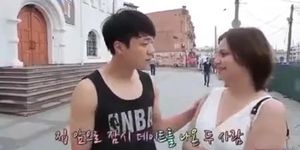 AMWF, Russian Females May, Tanya and Regina Have Swap Sex With Korean Male