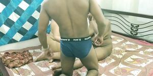 Indian hot threesome sex.. I fucked my gf and her sexy bhabhi together!!