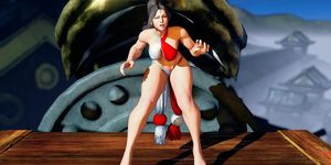 SFV ryona - Chun-Li Mai swimsuit mod + voicemod (JP) FPV