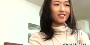 Sexy Slender Korean Model Banged