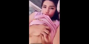 Beautiful Indian girl showing tits