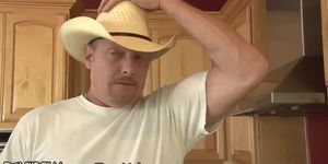 Cowboy Dad Fucks Daughter's Teen Friend