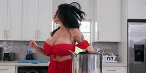 Oops! Creampie In The Kitchen Window So The Neighbors Can See (Joslyn James, Hot Wife)