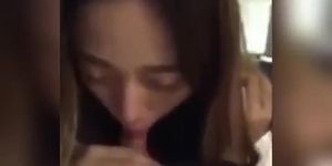 ASIAN Girl Blows UNTIL She Gets CUM INSIDE HER MOUTH
