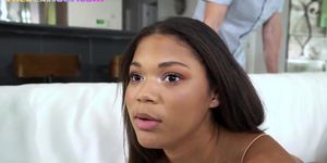 Black booty teen riding dick in kinky duo (Michelle Anderson)