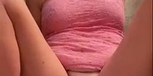 Mature milf using dildo in her butt