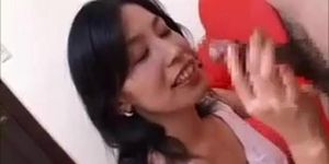 Japanese mature blowjob