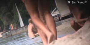 Exciting nude beach porn from naked males and females