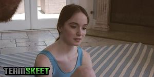 Teensloveanal - Skinny Teen With Big Tits Tries Anal Sex (Hazel Moore)