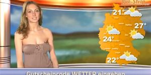 amazing german weather girl