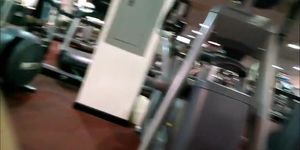 Spying On Gym MILF