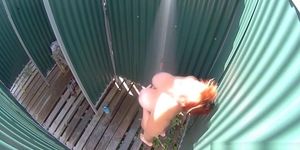 Busty Mature Spied in Public Shower