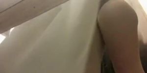 Girl In Changing Room Trying On Cloths And Getting Ass Spied