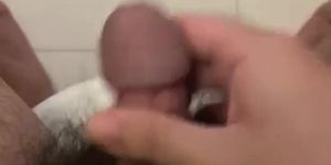 Masturbating small cock